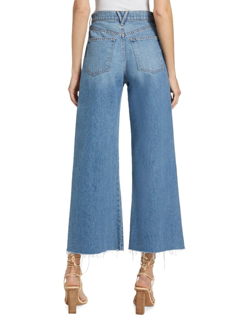 NWT Veronica Beard Taylor in Enough Said High Rise Wide-Leg Cropped Jeans 28 - Picture 12 of 12